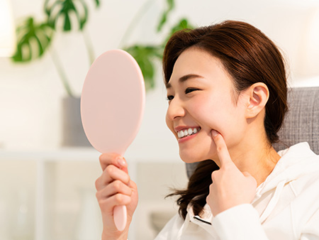口元のコンプレックスの解消