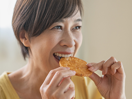 よく噛んで食べましょう